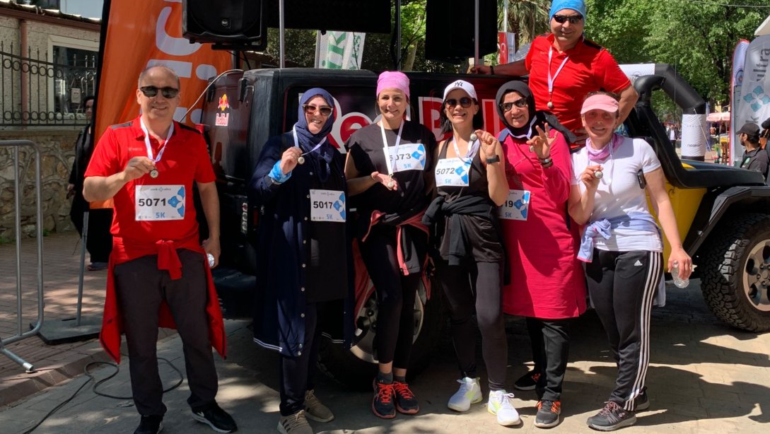 İSG Ekibi ve Sağlık İl Müdürlüğü Çalışanları İznik Ultra Maratonuna Katıldı.